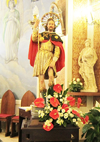 Ortì - Statua di San Rocco