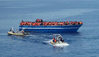 Reggio Calabria - Sbarco migranti