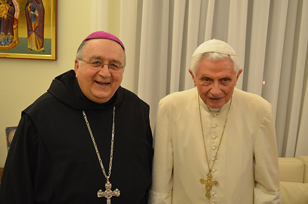 Benedetto XVI con Mons. Morosini, Arcivescovo di Reggio Calabria - Bova