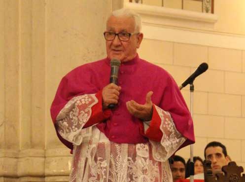 Mons. Plutino Canonico del Capitolo Metropolitano di Reggio Calabria