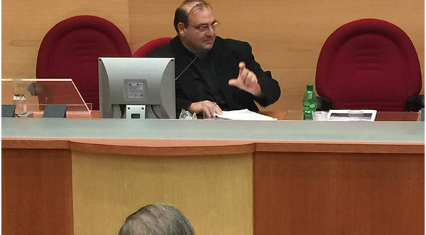 Mons. Giacomo D'Anna relaziona al Convegno Nazionale dei Magistrati