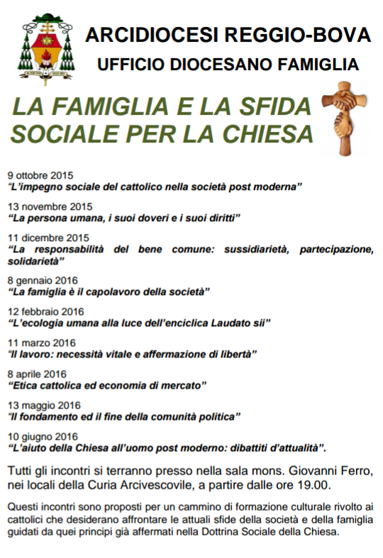 Famiglia e Dottrina Sociale della Chiesa